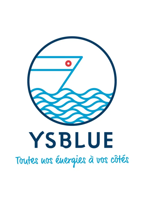 Logo YSBlue, partenaire de l'Odyssée des phares